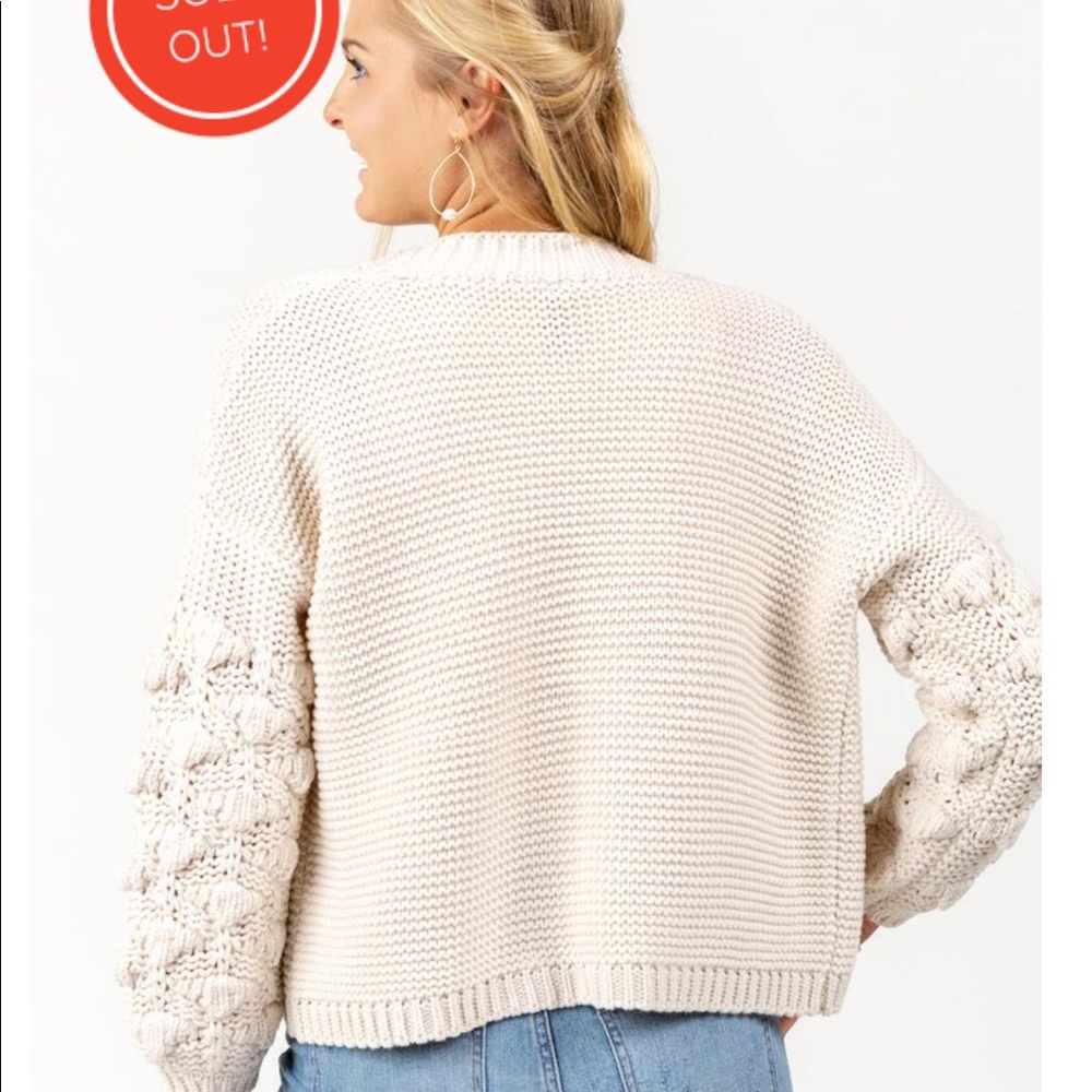 Francescas Sabeena bobble open sweater - Picture 3 of 4